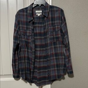 Treasure and bond Plaid Button-Up Shirt